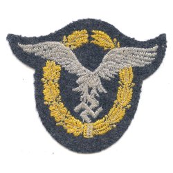 German WW2 Luftwaffe Combined Pilot &amp; Observer Cloth Badge
