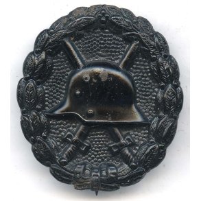 German WW1 Wound badge in black 1914