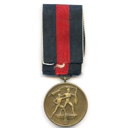 German WW2 October 1 1938 Commemorative Medal
