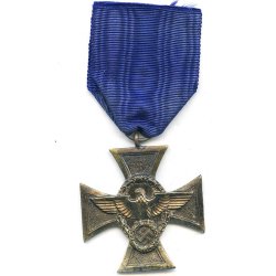 German WW 2 Police Long Service Cross 1 class - 25 years