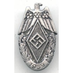 German WW2 HJ Siegernadel  "1939"  - Sport Award