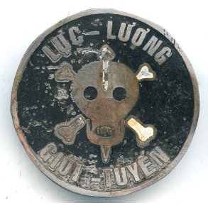Vietnamn war - RVN Vietnam Special Forces Luc Luong Gioi Tuyen badge