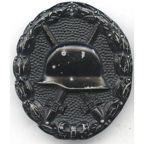 German WW1/WW2 Wound badge in black 1914