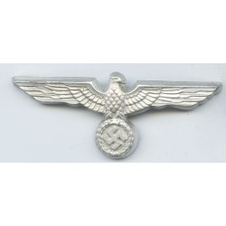German WW2 Army EM/NCO's visor cap eagle in metal