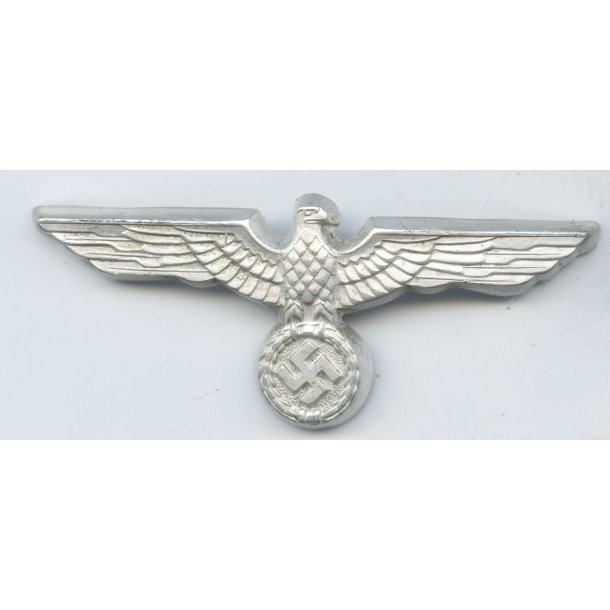 German WW2 Army EM/NCO's visor cap eagle in metal