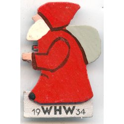 German WW2 WHW Santa Claus 1934 tinnie
