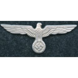 German WW2 Army EM/NCO/Officer's visor cap eagle in metal