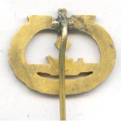 German WW2 Kriegsmarine U-boat War miniature badge  - 18 mm