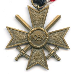 German WW2 War merit cross 2 cl 1939 with swords