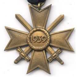 German WW2 War merit cross 2 cl 1939 with swords