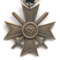 German WW2 War merit cross 2 cl 1939 with swords