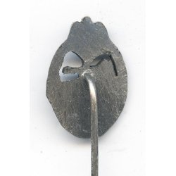 German WW2 Panzer assault badge in silver 16mm miniature