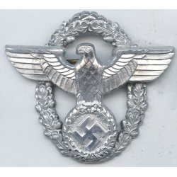 German WW2 Police two-Piece Officer's Cap Eagle