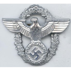 German WW2 Police two-Piece Officer's Cap Eagle