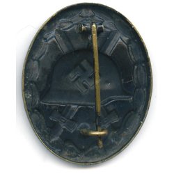 German WW2 Wound badge in black 1939 - Brass