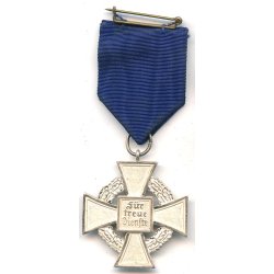 German WW2 25 years Faithful service cross