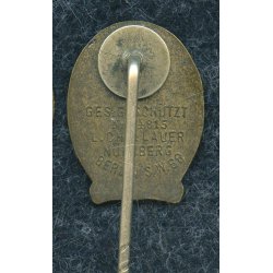 German WW2 DRA sports badge in bronce miniature 'Lauer'