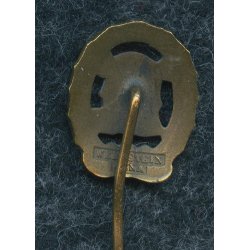German WW2 DRL sports badge in bronze 'Jena Wernstein' miniature