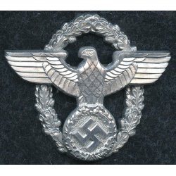 German WW2 Police two-Piece Officer's Cap Eagle