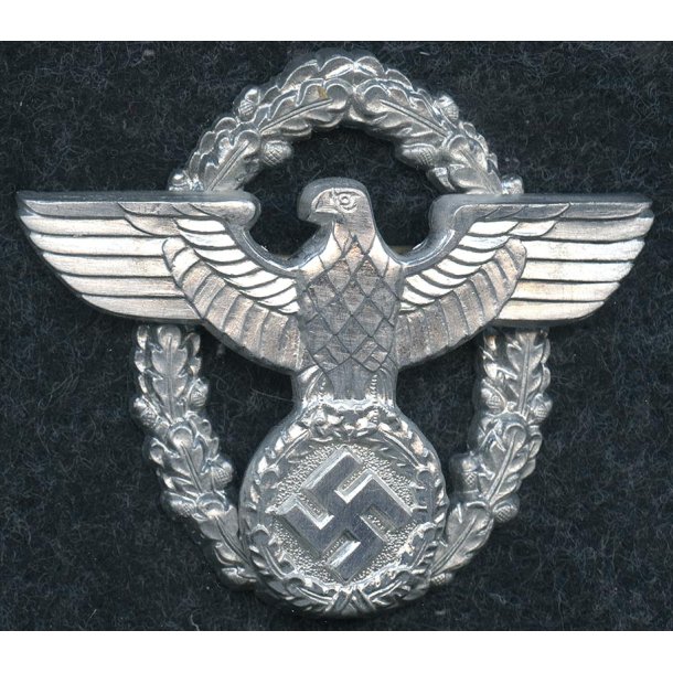 German WW2 Police two-Piece Officer's Cap Eagle