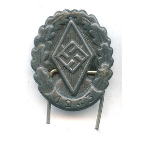 German WW2 HJ Siegernadel  
