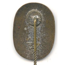 German WW2 RAD member's remembrance pin 'P&L'