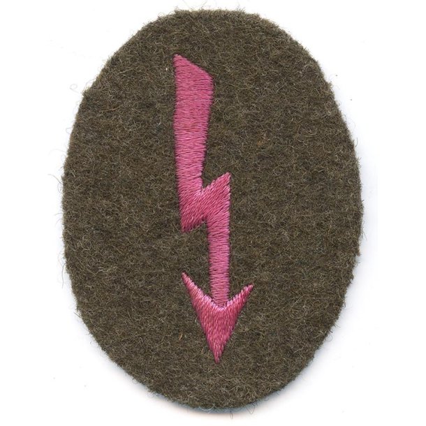German WW2 Panzer Signal's Afrikakorps/Tropical sleeve badge