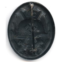 German WW2 Wound badge in black 1939 '107'