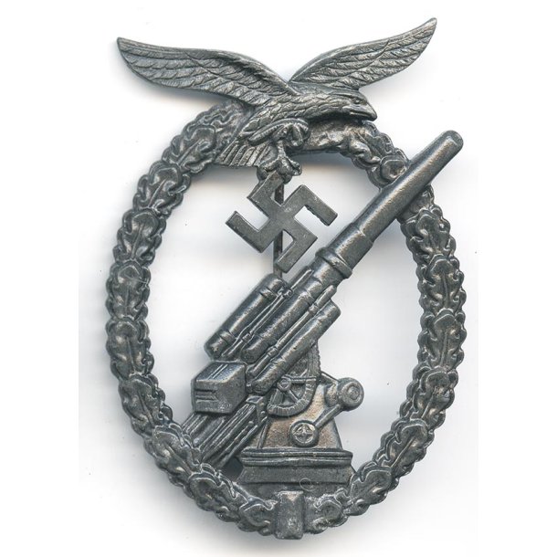 German WW2 Luftwaffe Flak Artillery badge 'Ball hinge'