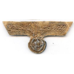 German WW2 Army Officer's cap eagle in cloth