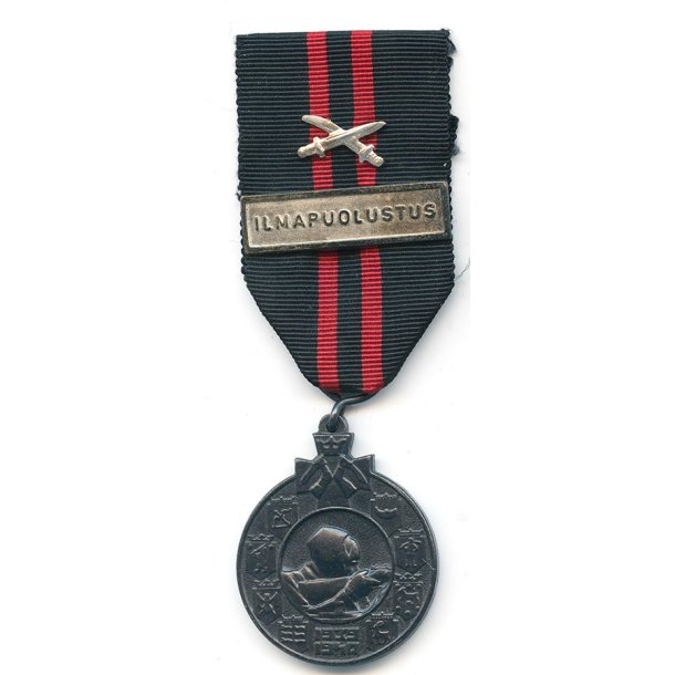 Finnish WW2 Winter war medal 'ILMAPUOLUSTUS' for combatants