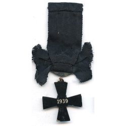 Finnish WW2 Liberty Cross 4th Class, Mourning Cross 1939