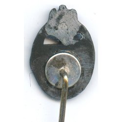 German WW2 Panzer assault badge in bronze miniature 16 mm