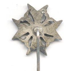 German WW2 Spanish Cross in silver w/o swords 16mm miniature