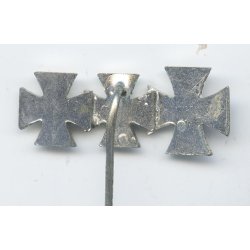 German WW2 1957 Knight's cross, Iron cross 1st &amp; 2nd class miniature stickpin