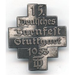 15th Deutsches Turnfest Stuttgart 1933 badge