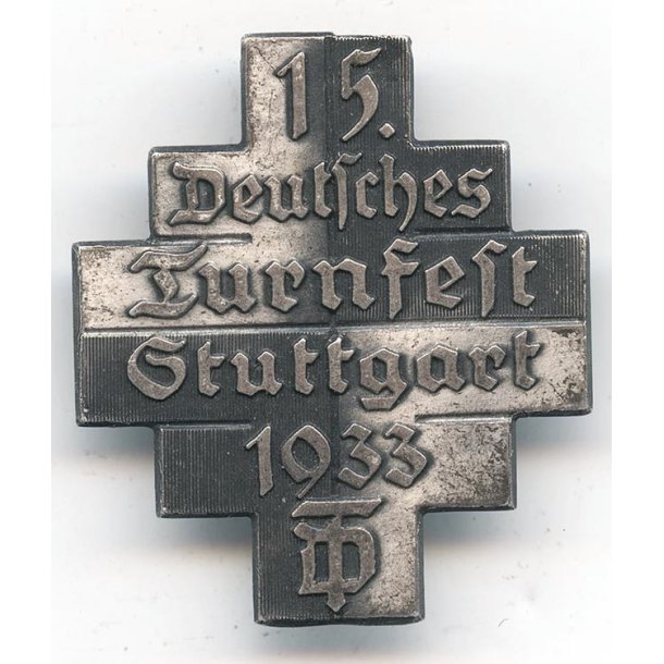 15th Deutsches Turnfest Stuttgart 1933 badge