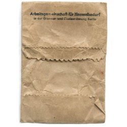 German WW2 Eastern front medal with bag of issue '23'