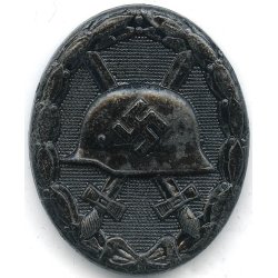 German WW2 Wound badge in black 1939 '107'