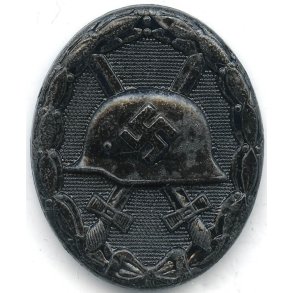 German WW2 Wound badge in black 1939 '107'