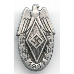 German WW2 HJ Siegernadel  "1937"  - Sport Award