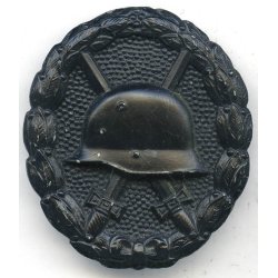 German WW1/WW2 Wound badge in black 1914