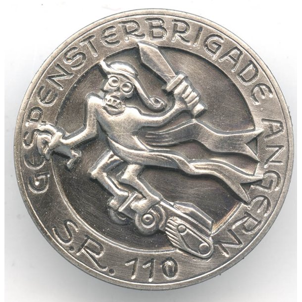 German WW2 Wehrmacht Cap badge 11th Panzer - Division "Angern"