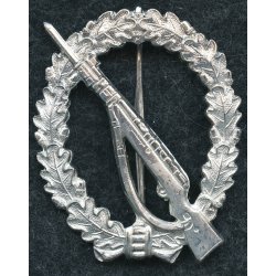 Infantry assault badge in Silver 1957 'Steinhauer&amp; L�ck' 'Early'