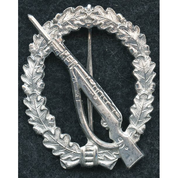 Infantry assault badge in Silver 1957 'Steinhauer&amp; L�ck' 'Early'