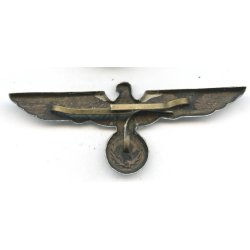 German WW2 Army EM/NCO/Officer's visor cap eagle in metal "Early"