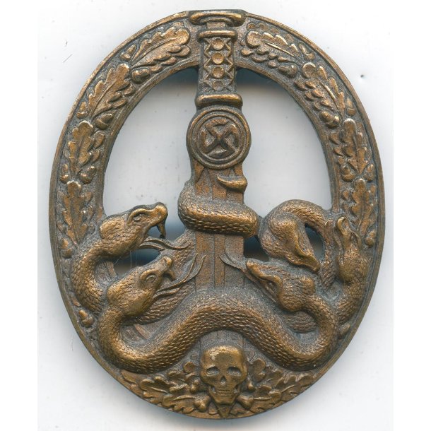 German WW2 Anti Partisan badge in Bronze