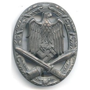 German WW2 General Assault badge 'Unknown - 4-rivet'