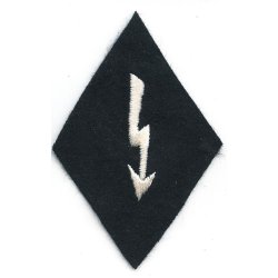 German WW2 SS EM/NCO'S Signals Sleeve diamond