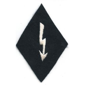 German WW2 SS EM/NCO'S Signals Sleeve diamond